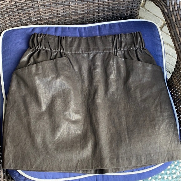 Zara Faux Leather Mini Skirt - Picture 4 of 7